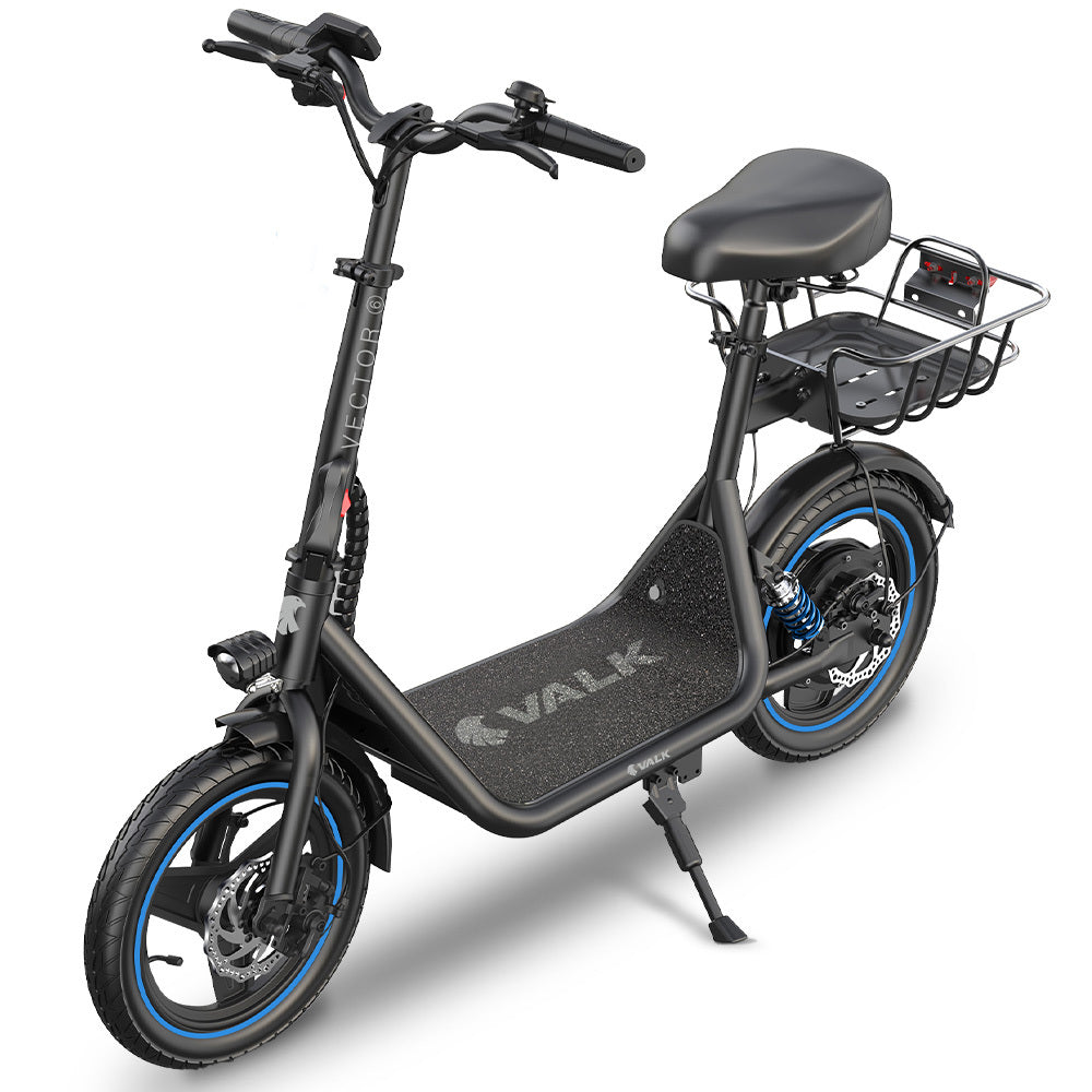 Electric Scooter with Seat, 30km Range, AU Compliant, Disc brakes, 14" Tyres, for Adults, Teens, Commuter
