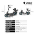 Electric Scooter with Seat, 30km Range, AU Compliant, Disc brakes, 14" Tyres, for Adults, Teens, Commuter