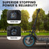 Electric Scooter with Seat, 30km Range, AU Compliant, Disc brakes, 14" Tyres, for Adults, Teens, Commuter