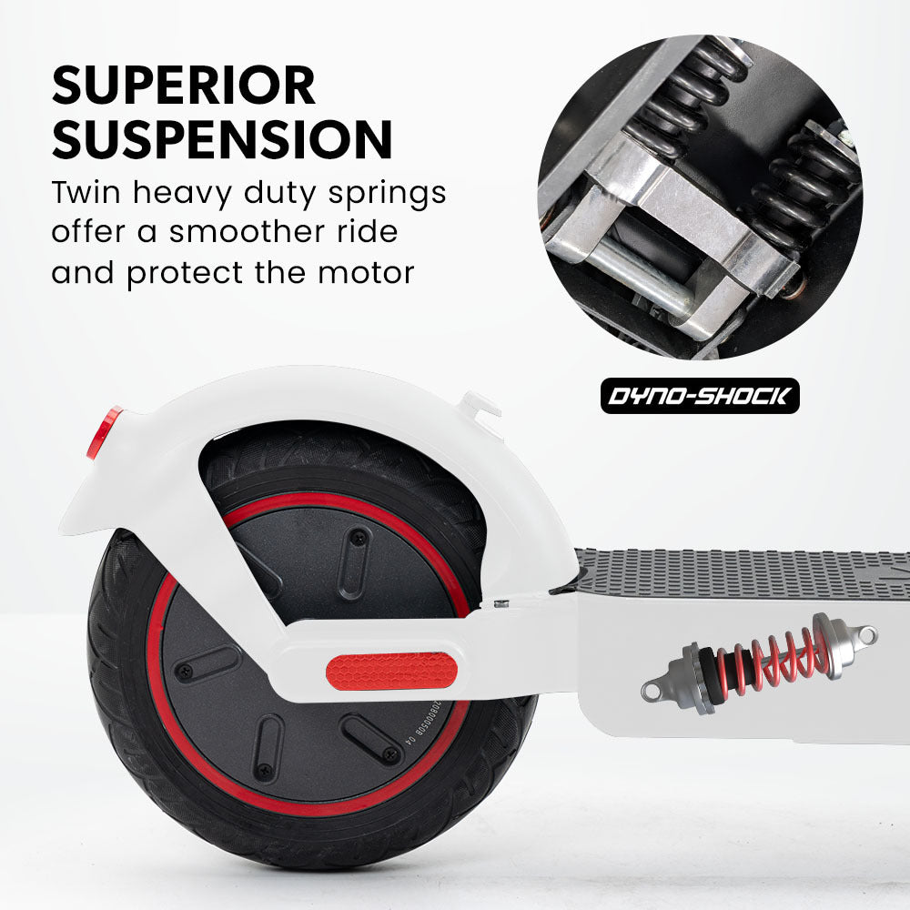 Synergy 7 Electric Scooter, 500W 15Ah, AU Compliant, Motorised eScooter for Adults, White