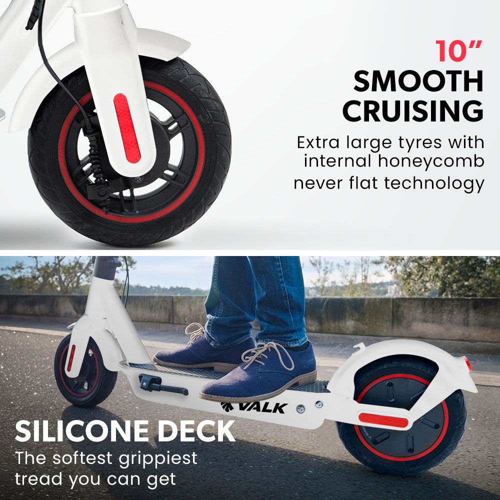 Synergy 7 Electric Scooter, 500W 15Ah, AU Compliant, Motorised eScooter for Adults, White