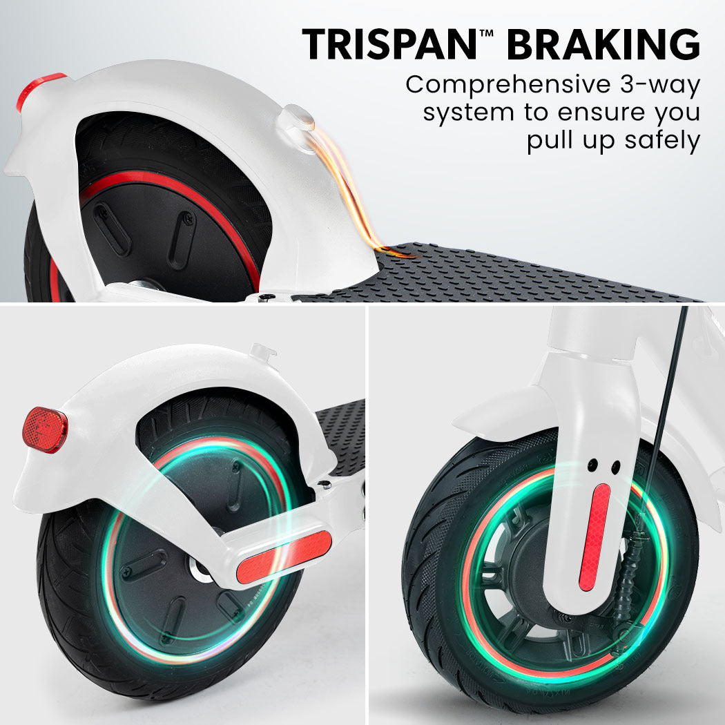 Synergy 7 Electric Scooter, 500W 15Ah, AU Compliant, Motorised eScooter for Adults, White