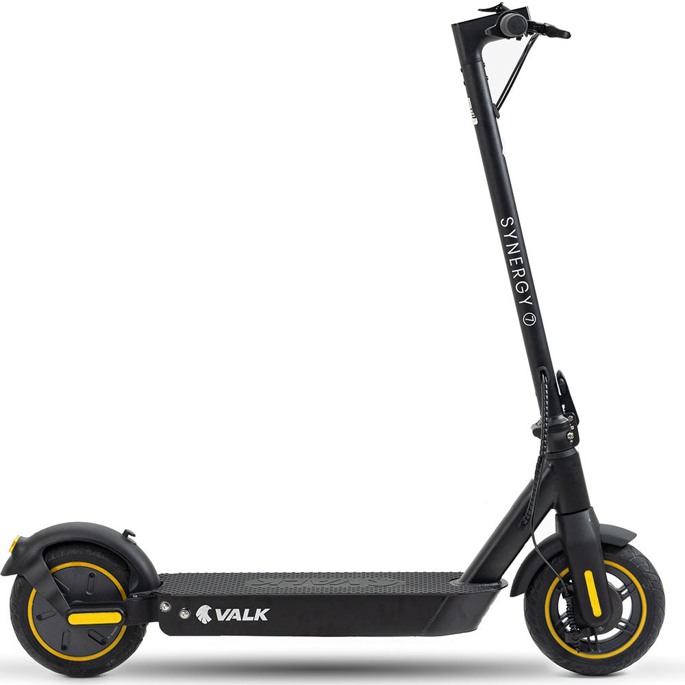 Synergy 7 Electric Scooter, 500W 15Ah, AU Compliant, Motorised eScooter for Adults, Black/Yellow