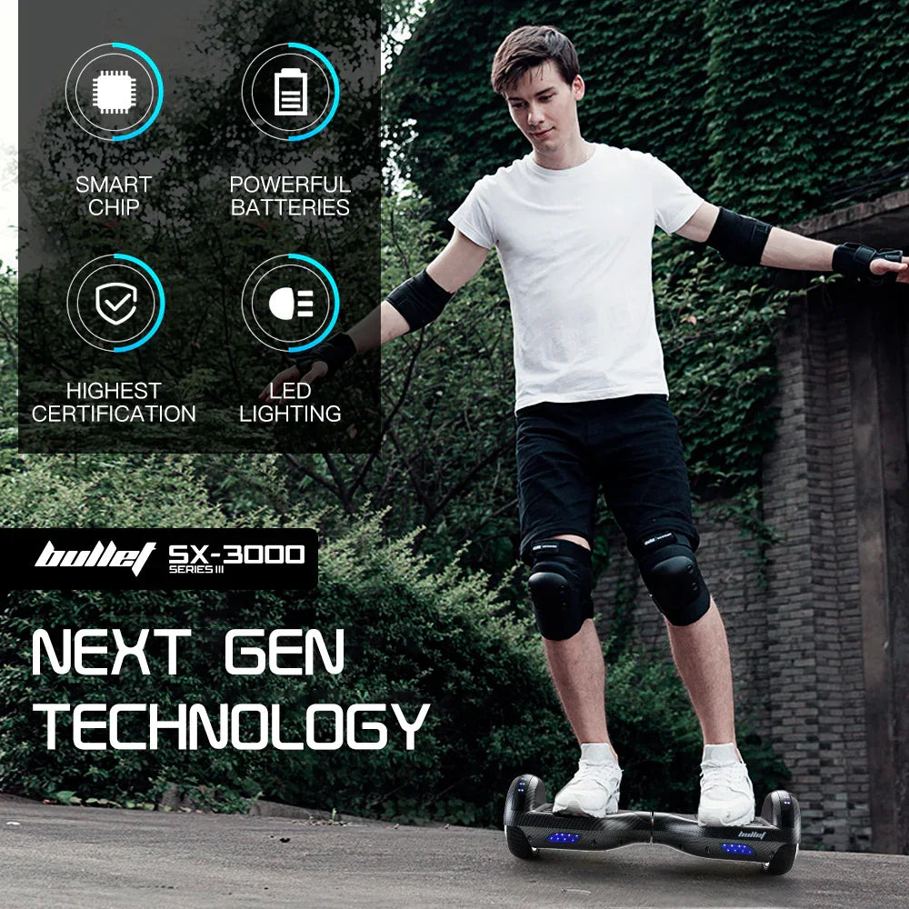 Gen III Hoverboard Scooter, Dual Copper Motors, UL Certified, AU Compliant, 6.5