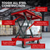 230KG Hydraulic Scissor Lift Platform Trolley, Non-Skid Rubber Platform Pad, for Material Handling