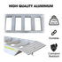 BULLET Pair of 2.3m Aluminium Loading Ramps, 4000kg Total Capacity, Heavy-Duty, Safety Pins, for Car, 4x4, Ride on Mower, ATV, Mini Excavator