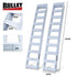 BULLET Pair of 2.3m Aluminium Loading Ramps, 4000kg Total Capacity, Heavy-Duty, Safety Pins, for Car, 4x4, Ride on Mower, ATV, Mini Excavator