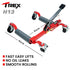 1180kg Set of 2 Vehicle Positioning Jacks, Mechanical Ratcheting Foot Pedal Wheel Dolly For Auto Car Moving