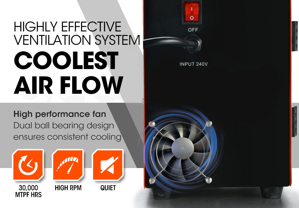 ROSSI 220 Amp MIG MMA TIG Welder, 3in1 Multi-process Portable Inverter Gas Gasless Stick Welding Machine, 15A Plug