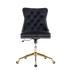 Velvet Home Office Chair- Black