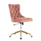 Velvet Home Office Chair- Pink