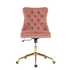 Velvet Home Office Chair- Pink