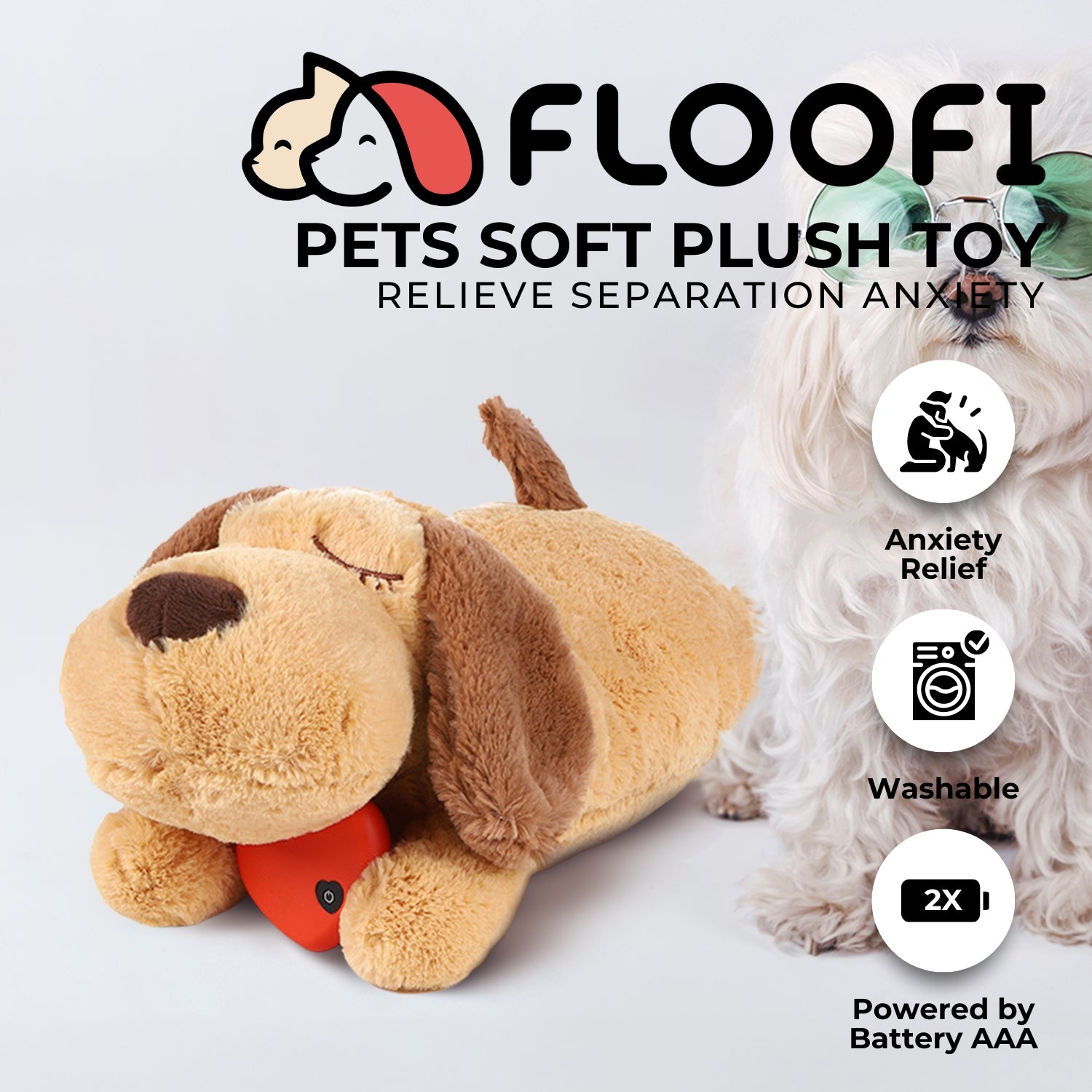 FLOOFI Pets Soft Plush Toy(Yellow)