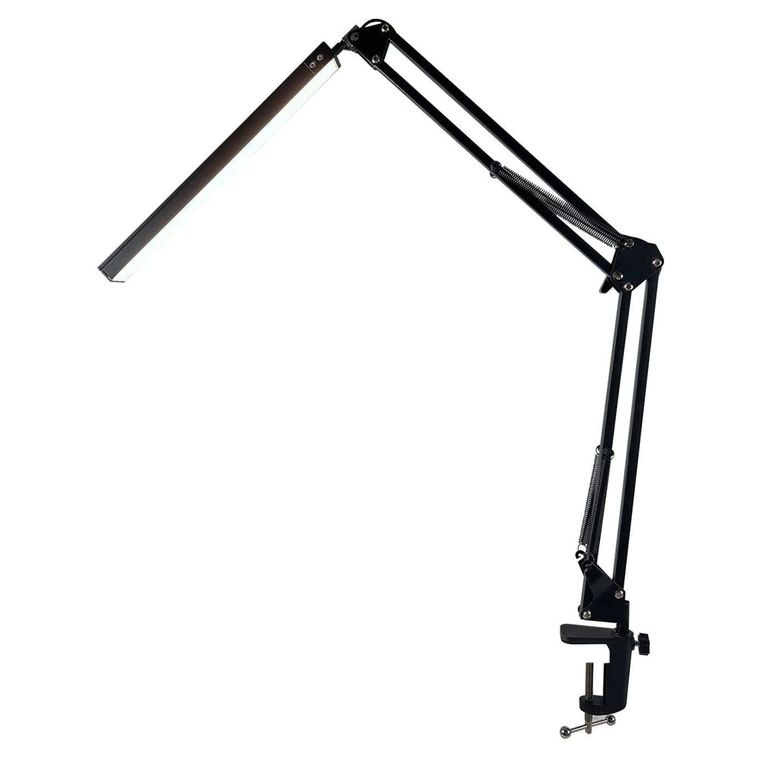 LED Swing Arm Desk Lamp with Clamp (Black) GO-SDL-100-PR