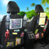 GOMINIMO 2 Pack Car Backseat Organizer for Kick Mat (Black)