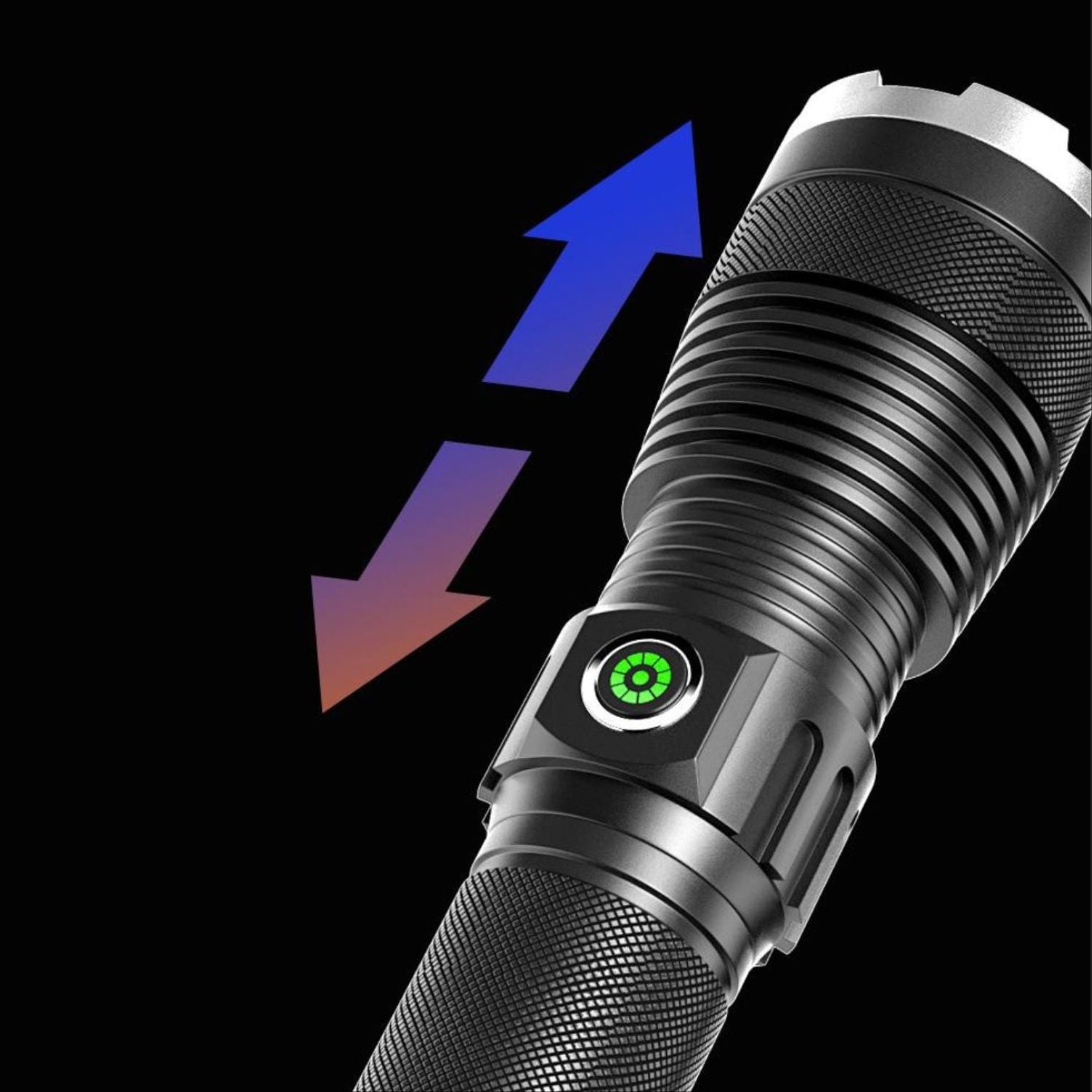 KILIROO Rechargable Flashlight 1200 High Lumens with 5 Modes