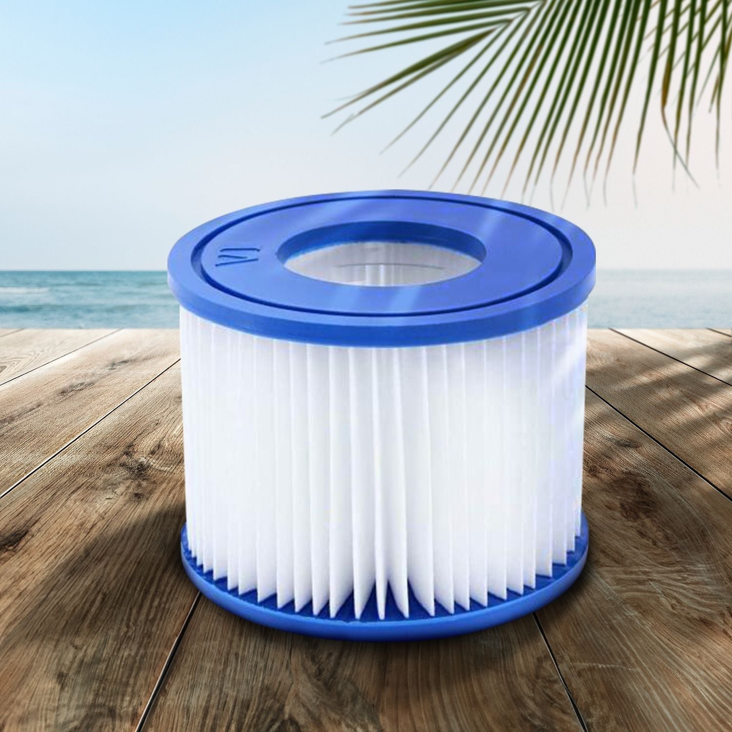 8 Pack Hot Tub Spa Filter Replacement Cartridge Size ? (Blue and White) NE-FR-100-JIZ