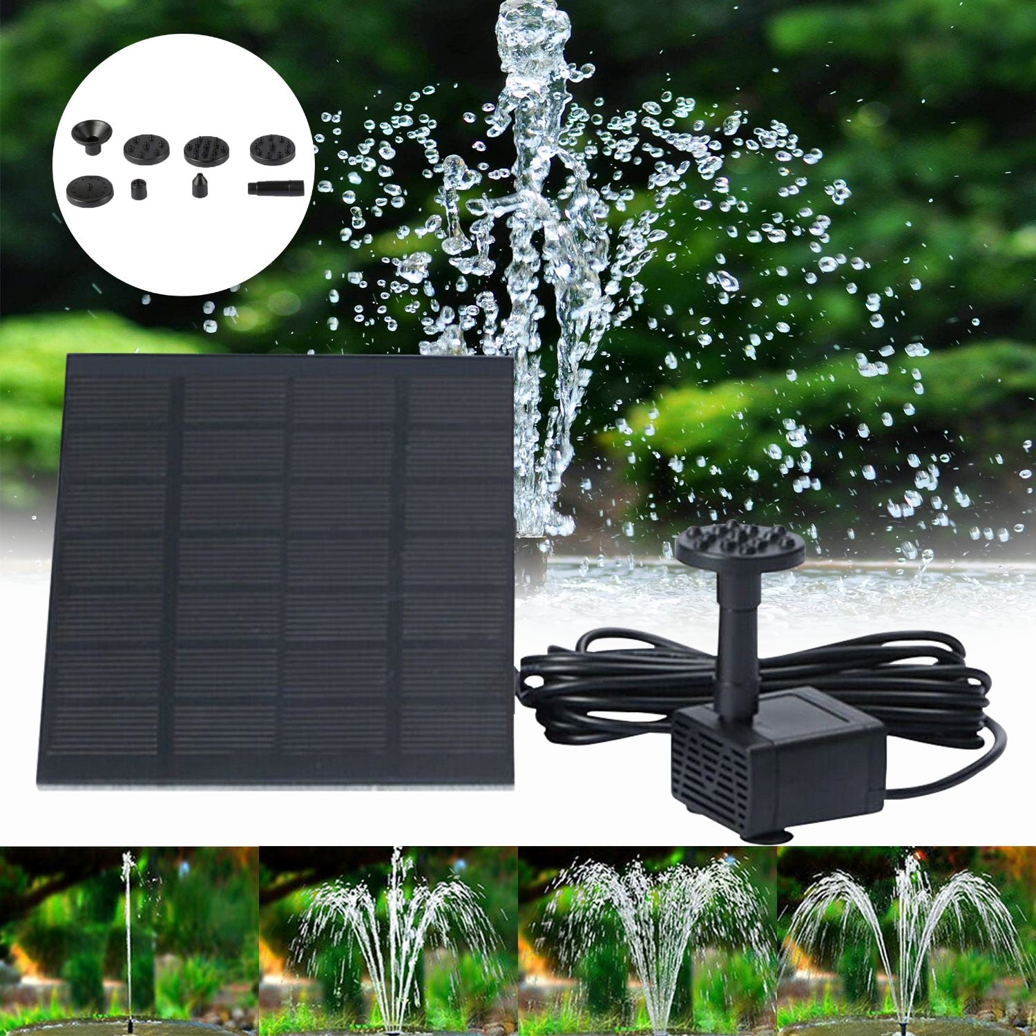 NOVEDEN Solar Water Fountain