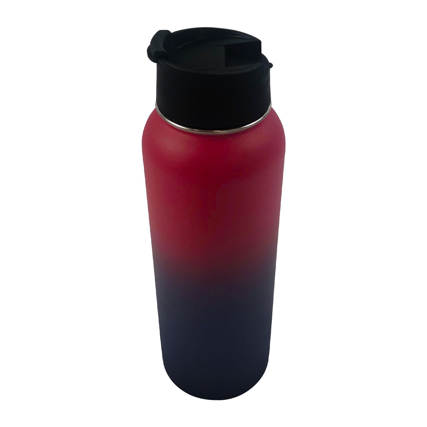 40oz Vacuum Insulated Water Bottle 3 Lids Straw Red Purple VP-IWB-101-HL