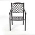 Fiji Metal Outdoor Dining chair with cushions (1 pair)