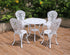 Remy 5‑Piece Outdoor Setting – Aluminium Table & 4 Chairs, Modern Black
