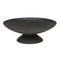 Lassen Black Cast Iron Fire Pit, 78cm Outdoor Firepit Bowl for Patios & Decks