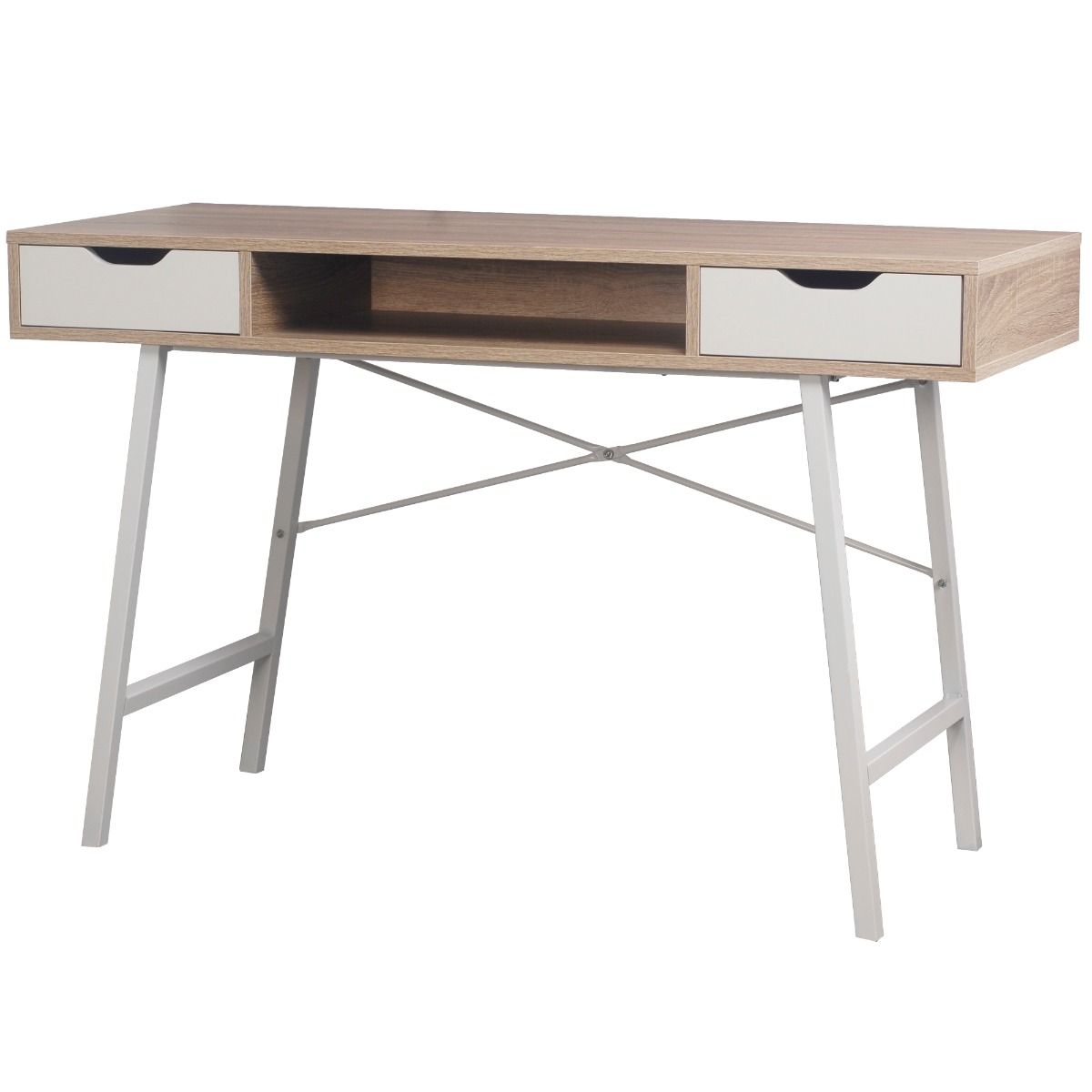 Positano Table Modern 2 Drawer Side Table Hallway Storage Furniture Unit