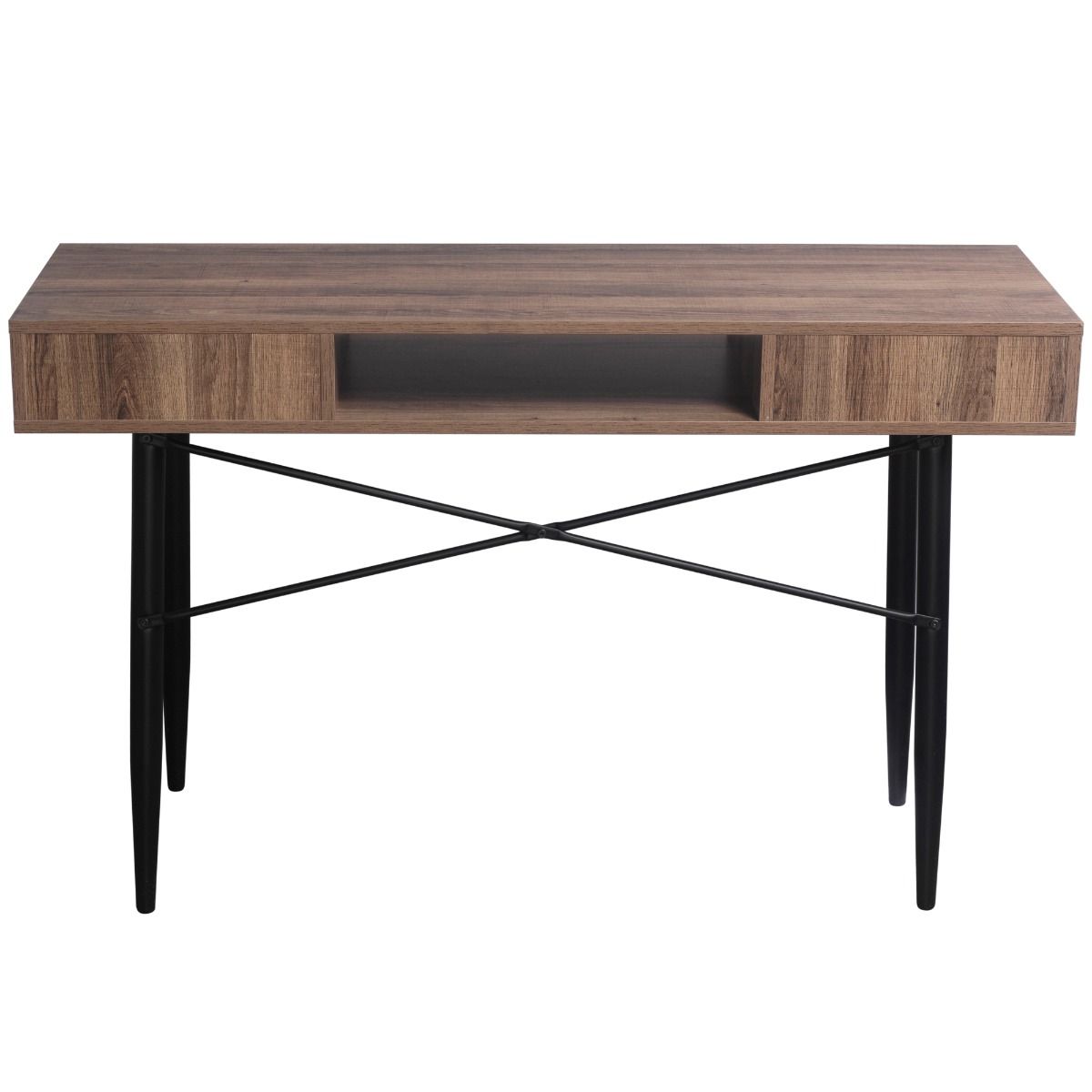 Celestine Console Table Sleek Modern 2 Drawer Storage Hallway Unit