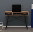 Celestine Console Table Sleek Modern 2 Drawer Storage Hallway Unit