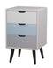 Adrian Cabinet 3 Drawers Sleek Modern Curved Edge Storage Unit Hallway