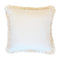 Cushion Cover-Coastal Fringe Natural-Solid Natural-45cm x 45cm