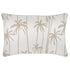 Tall Palms Beige Cushion Cover with Piping, 35cm x 50cm, Indoor/Outdoor