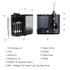 Orku 1000ml Water Flosser Electric Oral Irrigator - Stepless Pressure Black