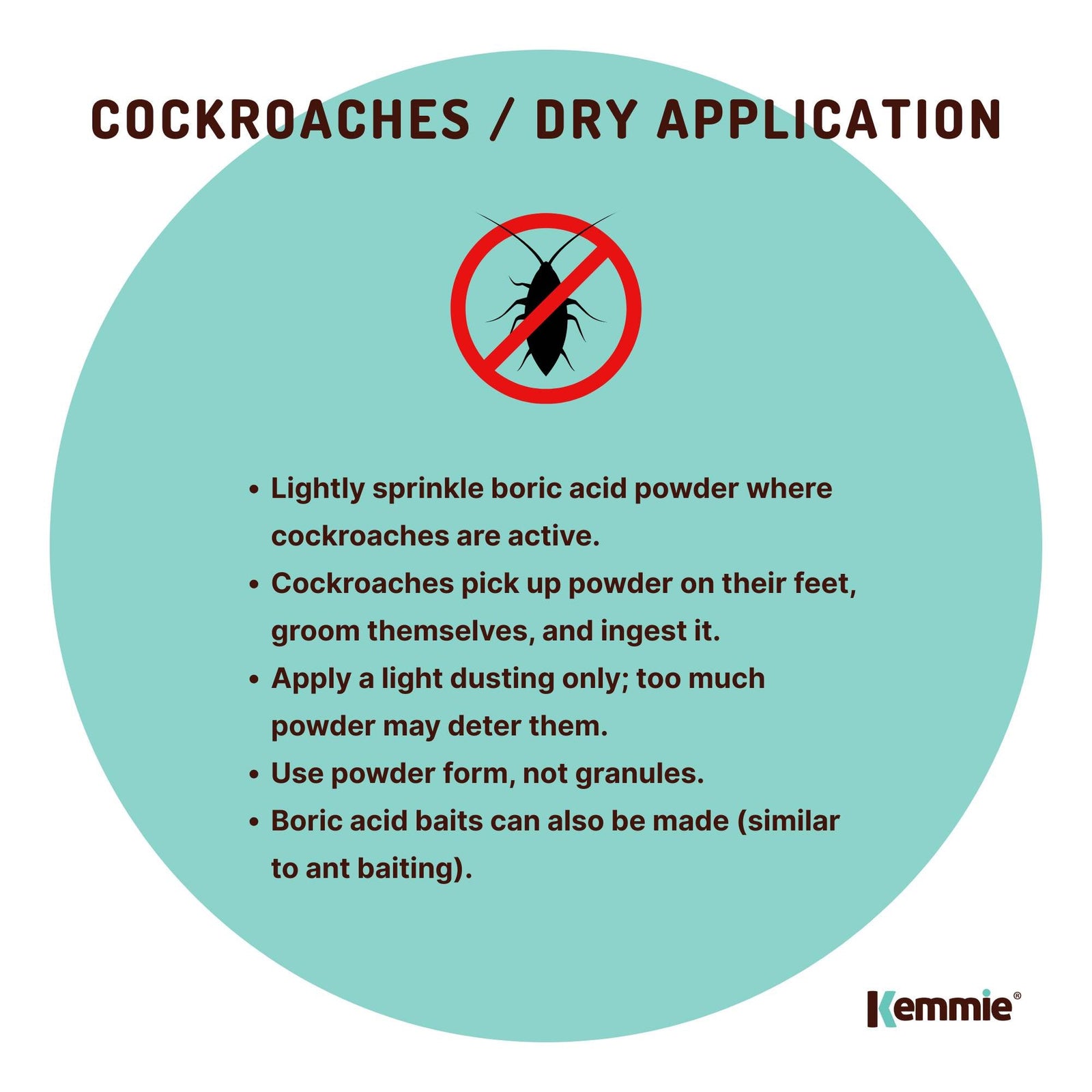 10kg Boric Acid Powder High Purity Fully Soluble Granule Pest Ant Cockroaches