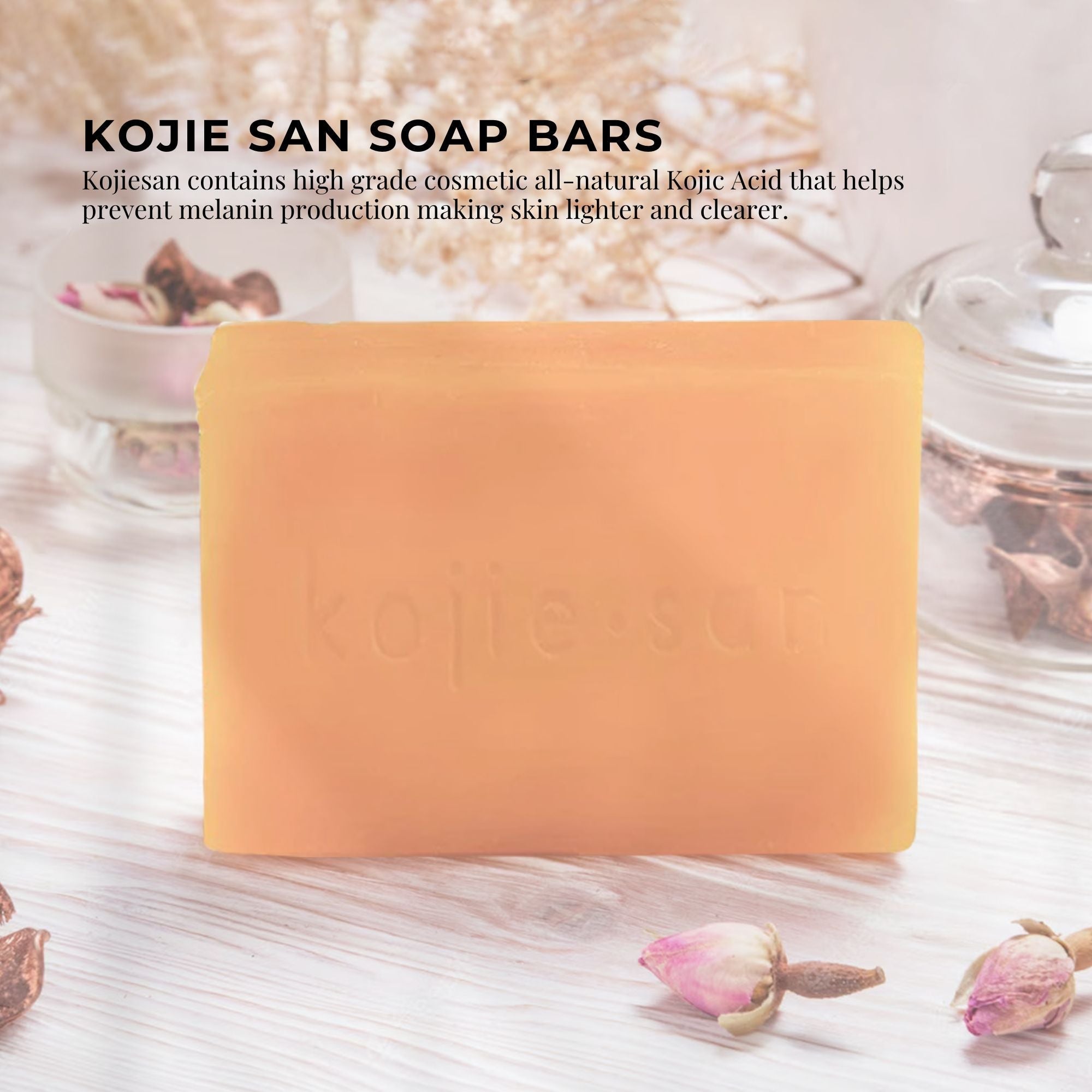 5x  Soap Bars - 135g Skin Lightening Kojic Acid Natural Original Bar