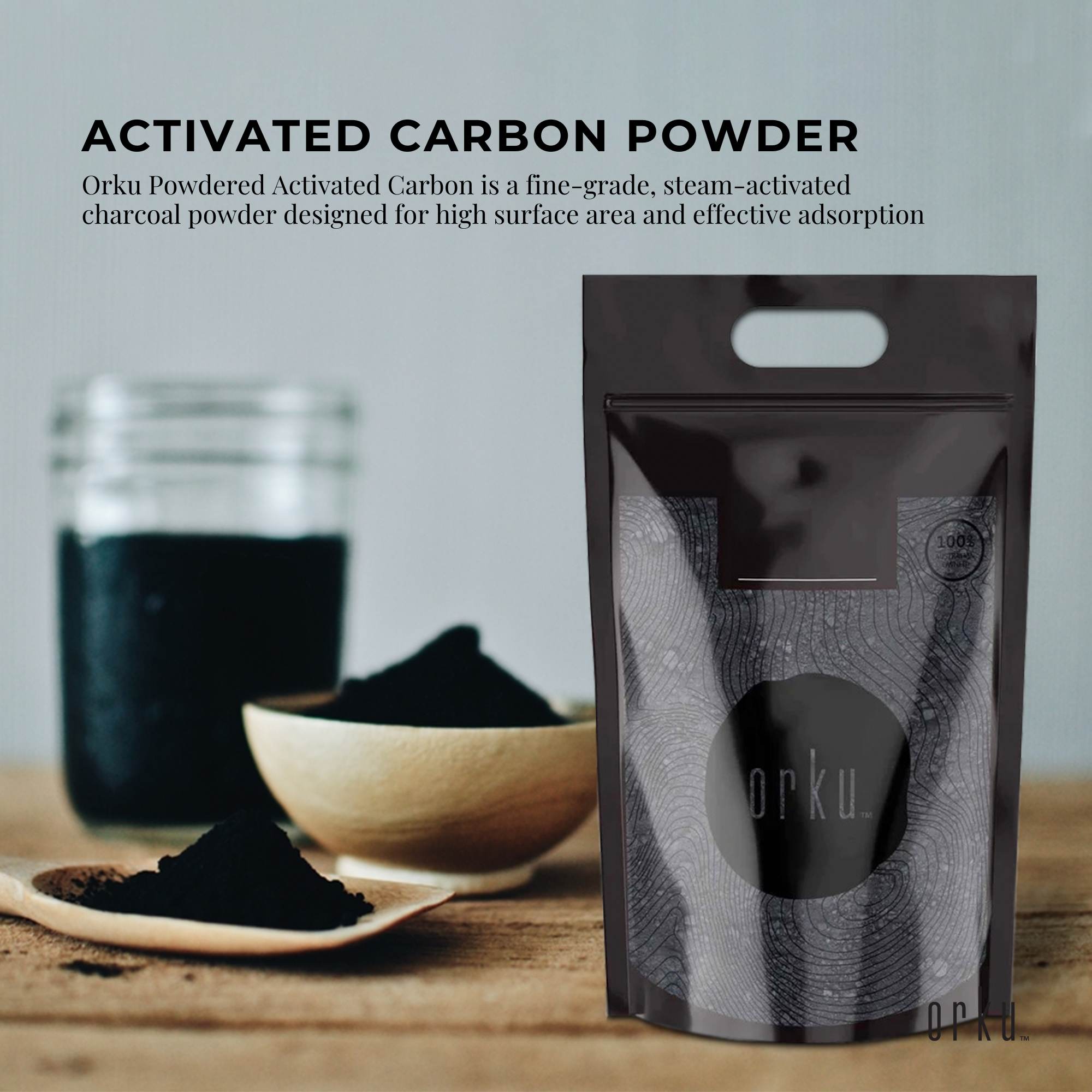 5Kg Activated Carbon Powder Coconut Charcoal - Water Filtration