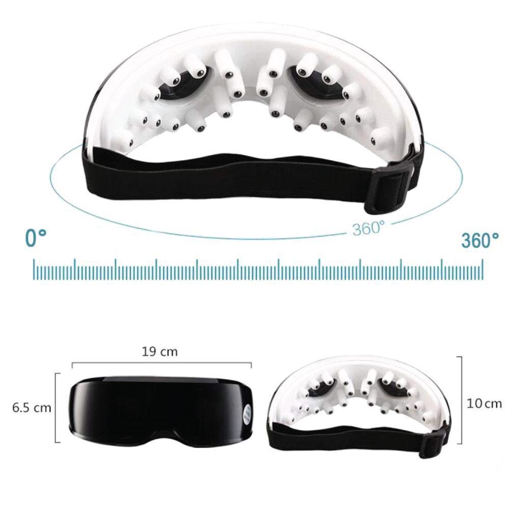 Magnetic Eye Massager Rechargeable - Wireless Pressure Vibration Electric