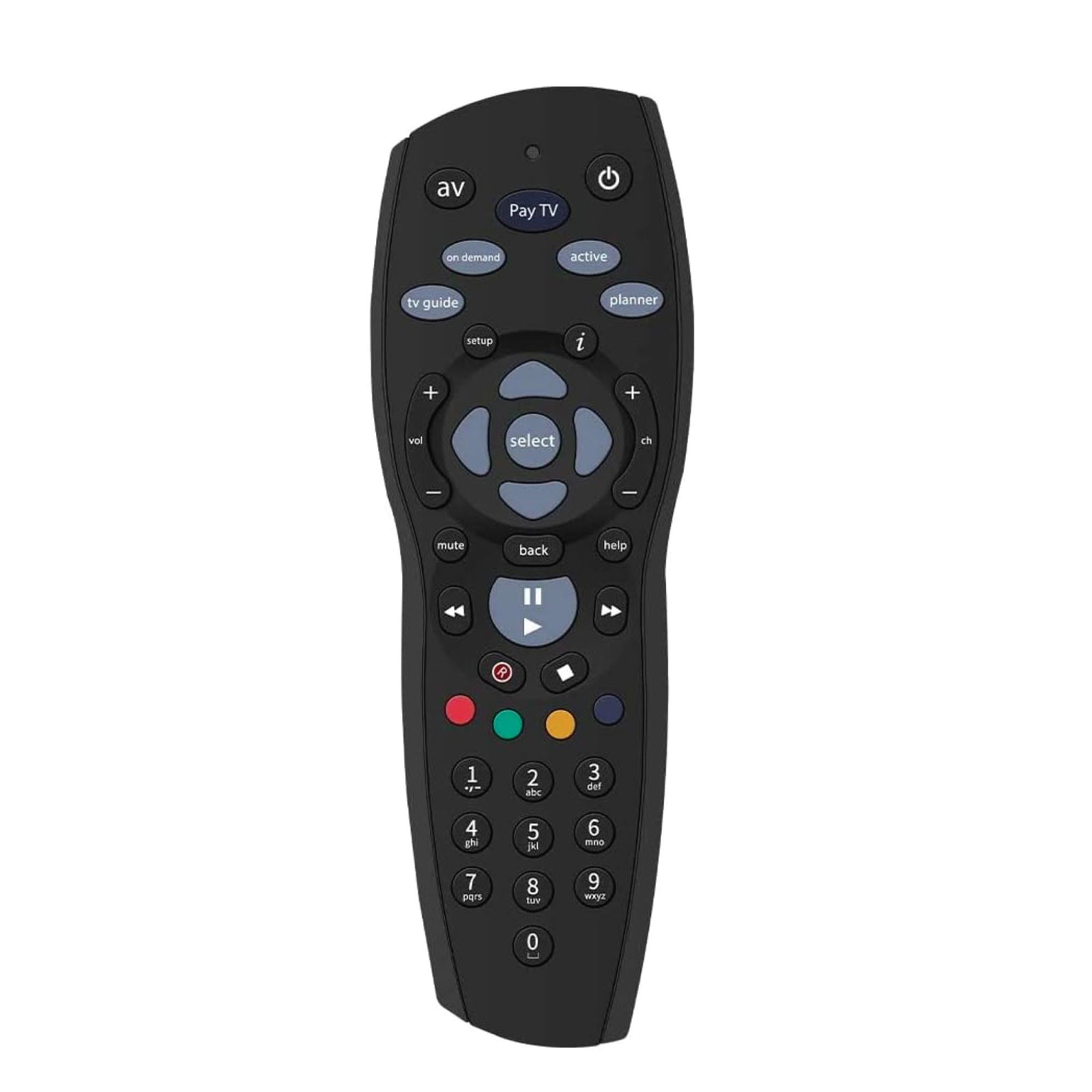 2x  PayTV Remote Control Compatible with Foxtel MYSTAR SKY NZ  - Black