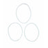 3x For Nutribullet Rubber White Seal - Gasket Ring For 600 600W Blade and Cups