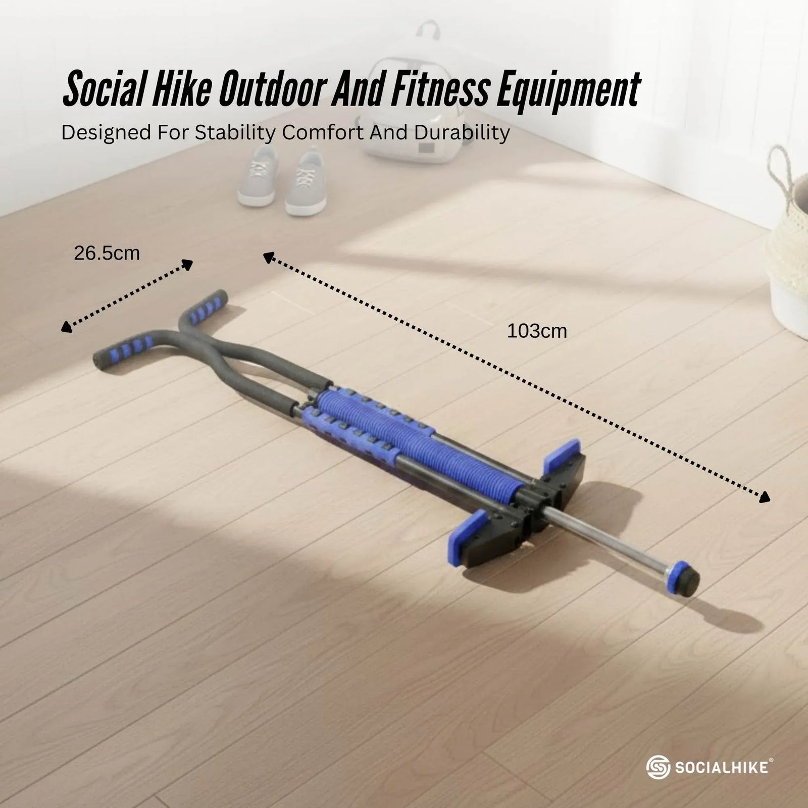 Social Hike Green Pogo Stick - Kids Jumping Jackhammer Exercise Hopper Toy