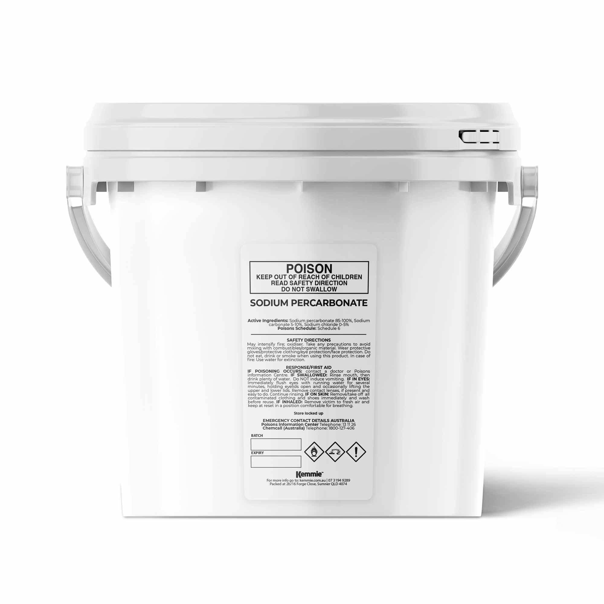 5Kg Sodium Percarbonate Tub - Eco Laundry Cleaner Brew Sanitiser Oxygen Bleach