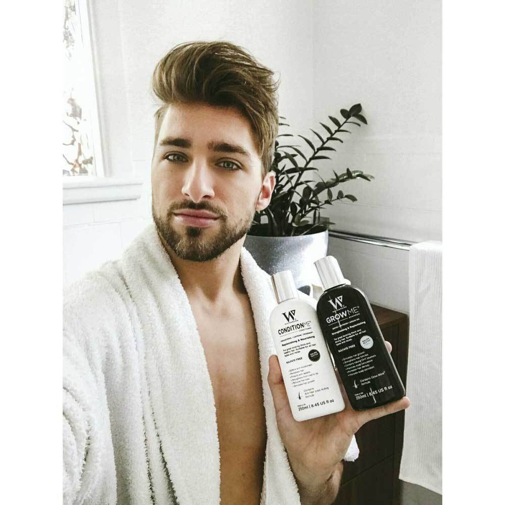 Grow Me Shampoo Conditioner Elixir Pack Full Hair Growth Anti Loss Kit