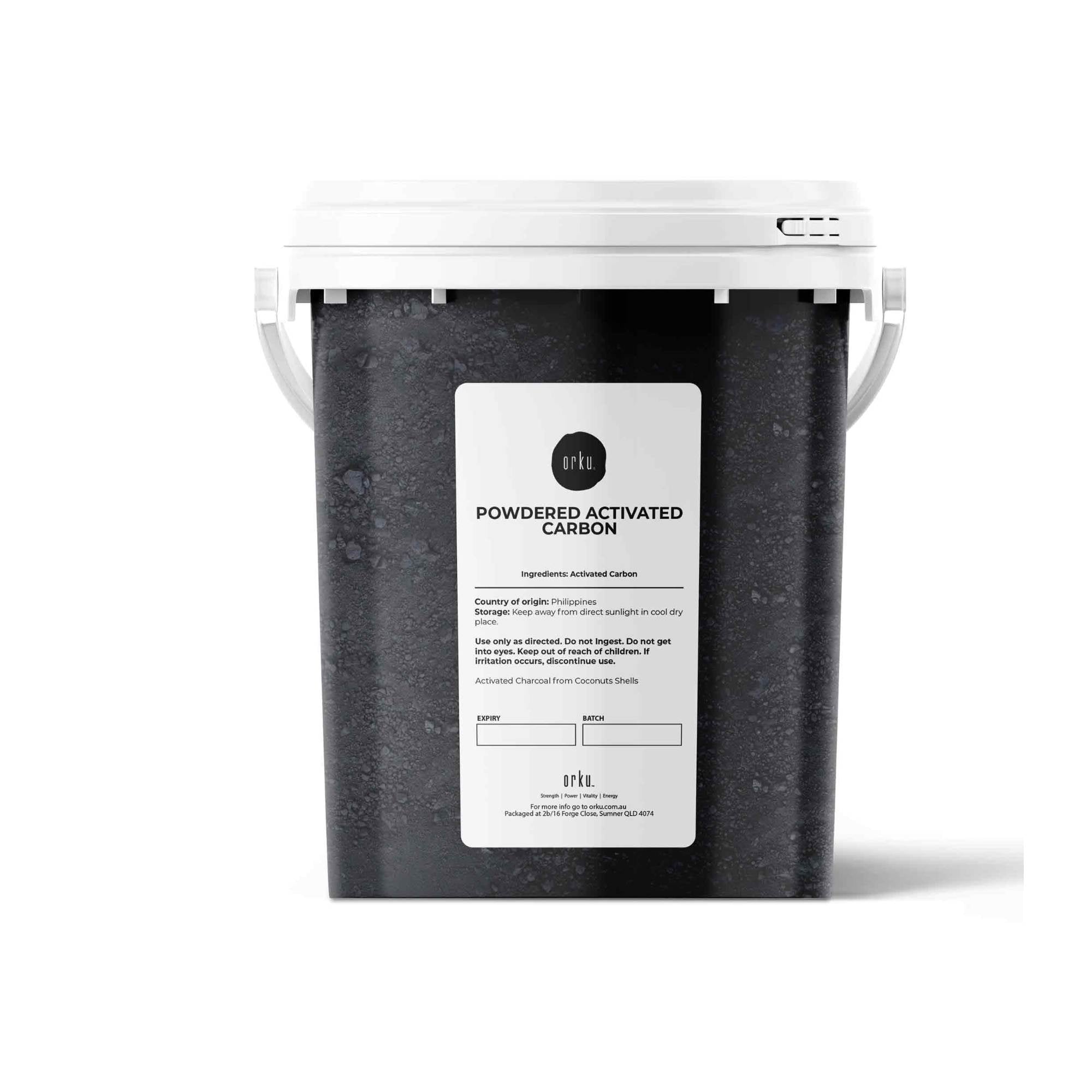 400g Activated Carbon Powder Coconut Charcoal Bucket