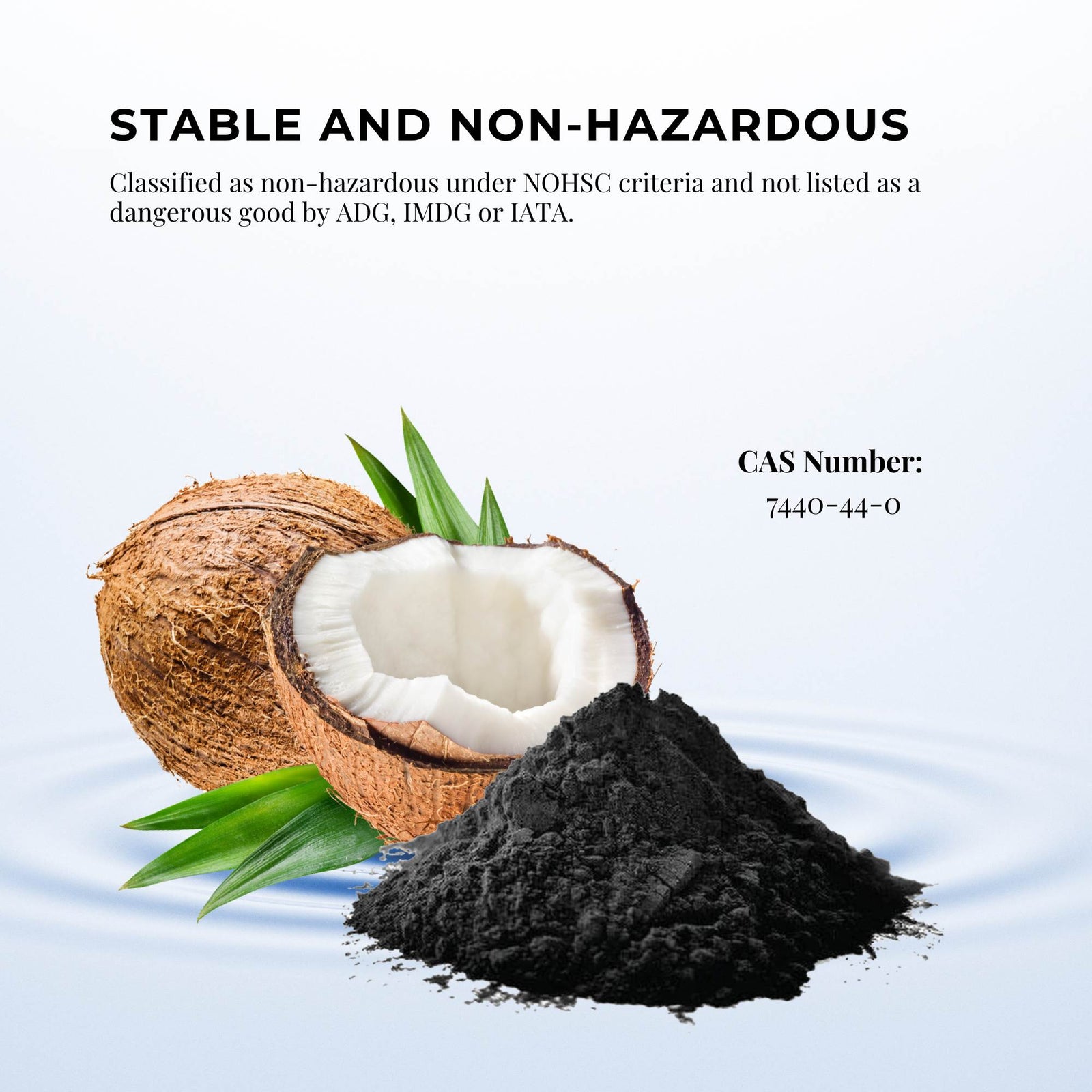 400g Activated Carbon Powder Coconut Charcoal Bucket