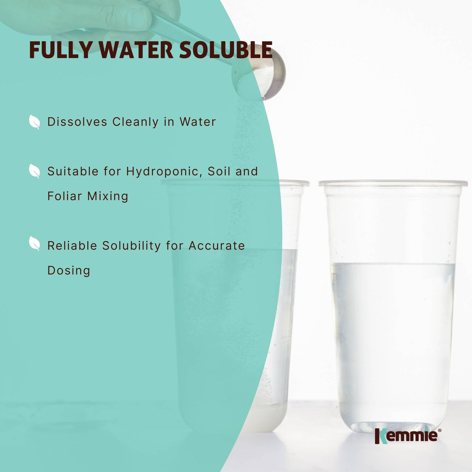 Kemmie 4.9Kg Boric Acid Powder 99.9% Pure Tub - Soluble Orthoboric Acid H3BO3