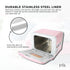 Orku 8L Electric Towel Warmer UV Steriliser Cabinet for Salon, Spa & Home, Pink