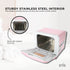 8L Pink Electric Towel Warmer UV Steriliser Cabinet Salon Heat Sanitiser
