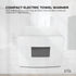8L Electric Towel Warmer with UV Sterilising Cabinet, White, 130W