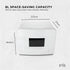 8L Electric Towel Warmer with UV Sterilising Cabinet, White, 130W