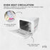 8L Electric Towel Warmer with UV Sterilising Cabinet, White, 130W